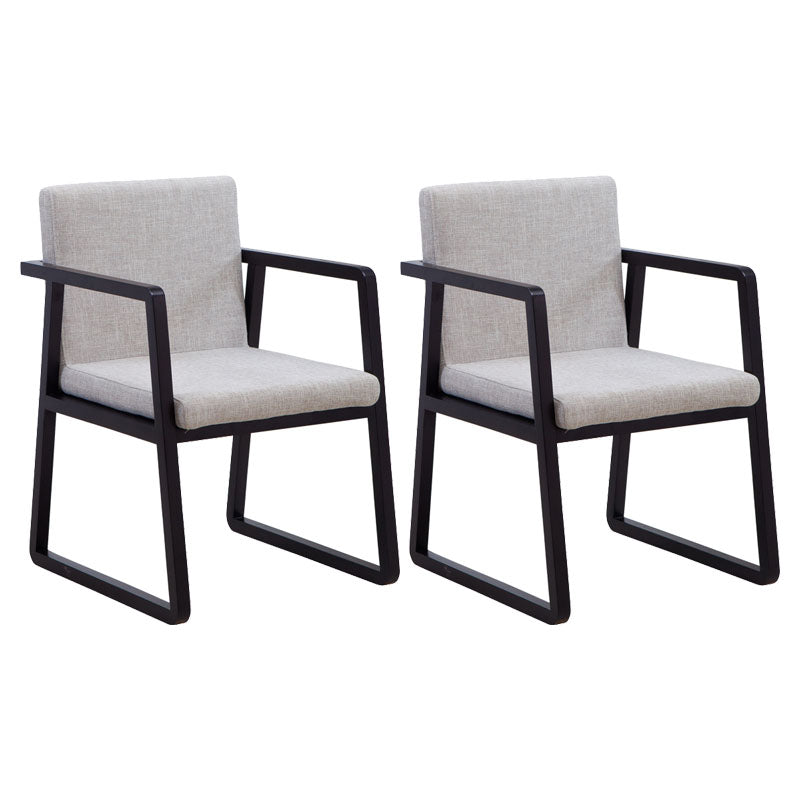 Sillas de estilo moderno sillón de comedor con patas de madera para cocina