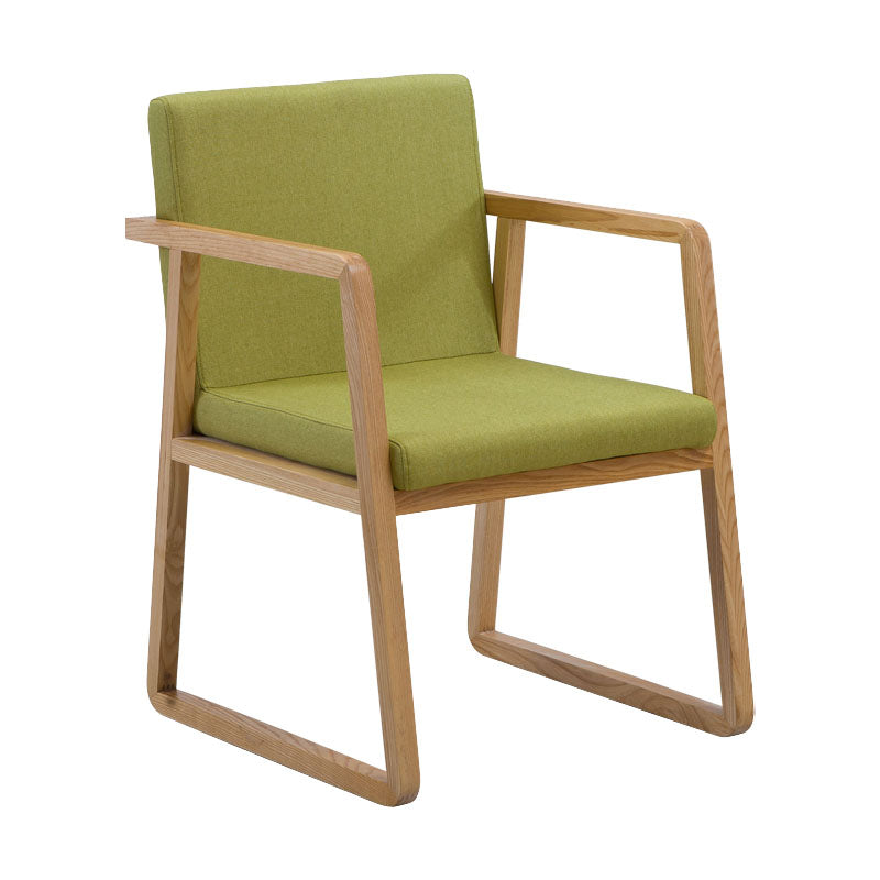 Sillas de estilo moderno sillón de comedor con patas de madera para cocina
