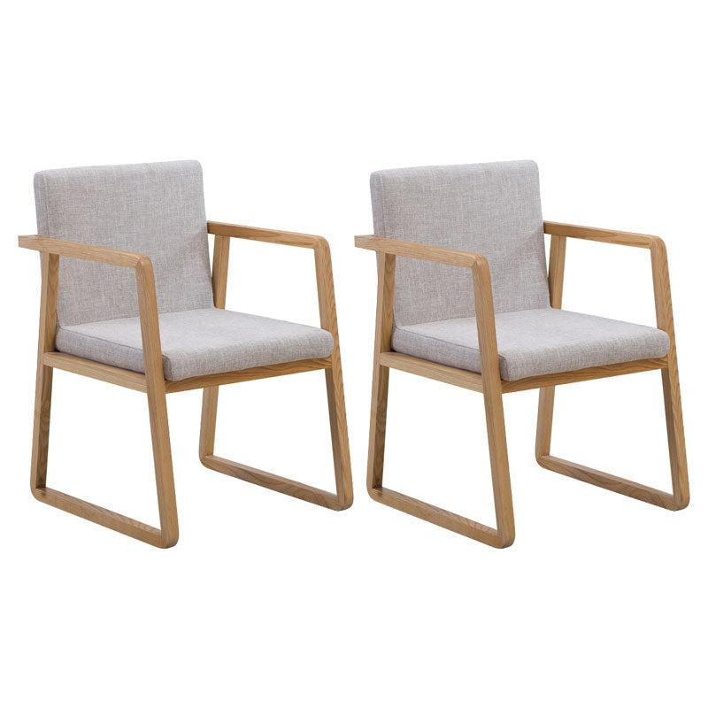 Sillas de estilo moderno sillón de comedor con patas de madera para cocina