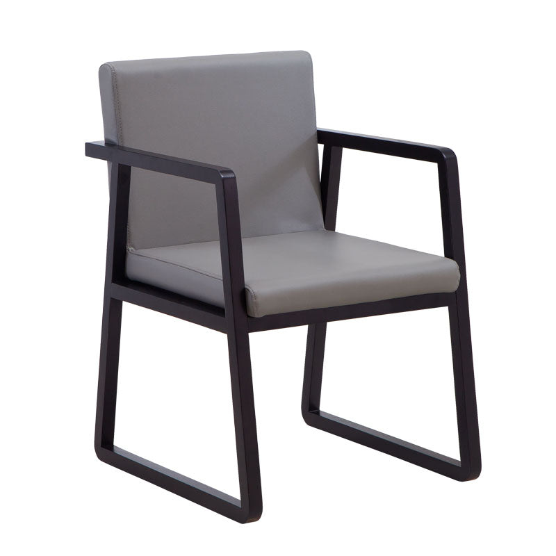 Sillas de estilo moderno sillón de comedor con patas de madera para cocina