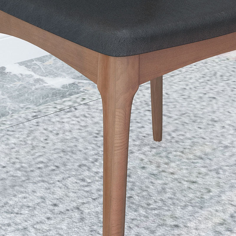 Silla lateral industrial con respaldo abierto para cocina, sillas laterales de comedor de madera