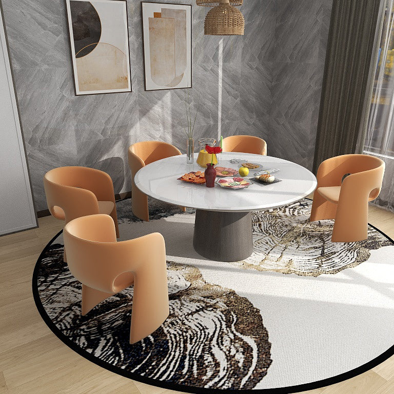 Silla de comedor con respaldo sólido y acabado mate, sillón de terciopelo para cafetería, estilo diseñador