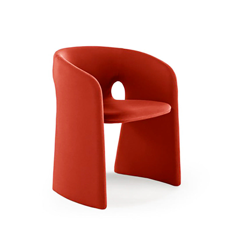 Silla de comedor con respaldo sólido y acabado mate, sillón de terciopelo para cafetería, estilo diseñador