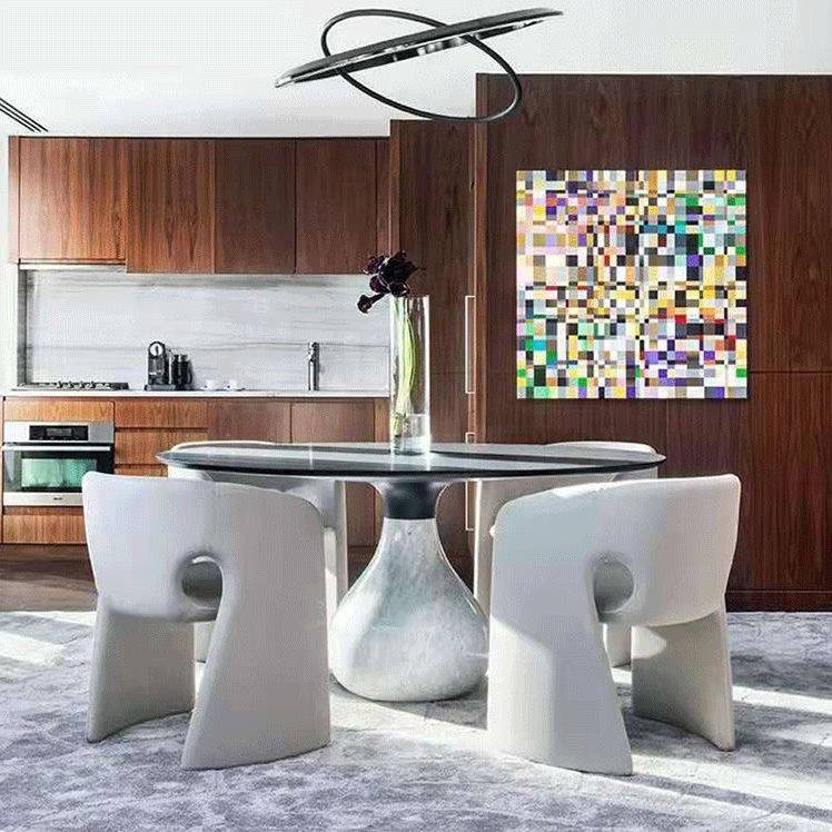 Silla de comedor con respaldo sólido y acabado mate, sillón de terciopelo para cafetería, estilo diseñador