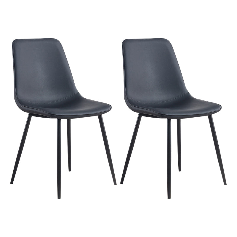 Sedie da cucina in stile moderno sedia da pranzo a bracciole con gambe metalliche