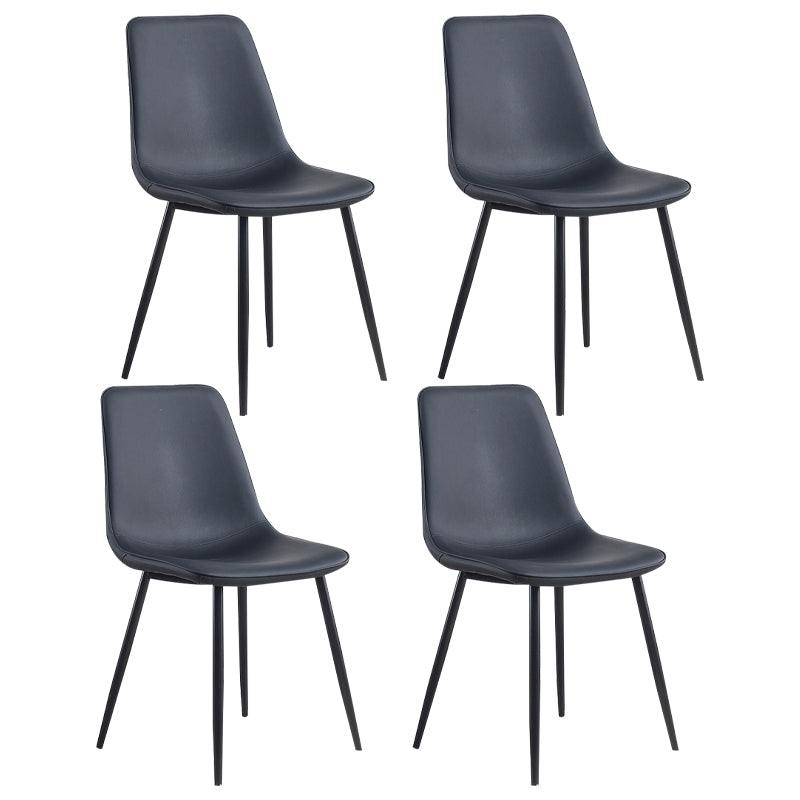 Sedie da cucina in stile moderno sedia da pranzo a bracciole con gambe metalliche