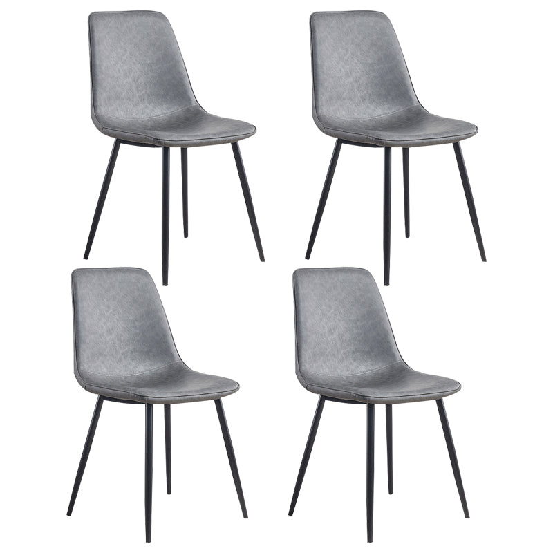 Sedie da cucina in stile moderno sedia da pranzo a bracciole con gambe metalliche