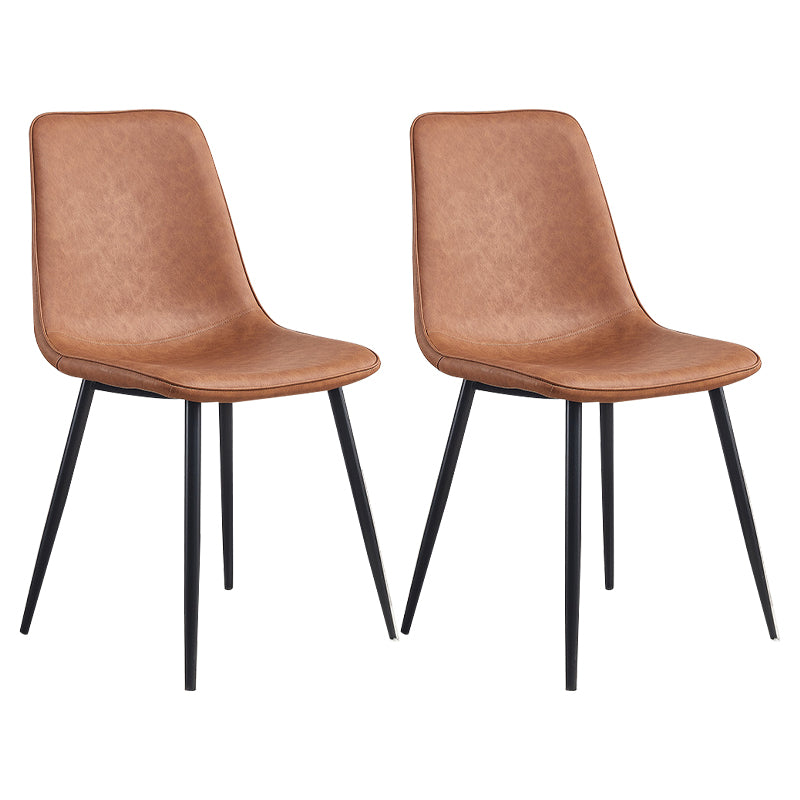 Sedie da cucina in stile moderno sedia da pranzo a bracciole con gambe metalliche