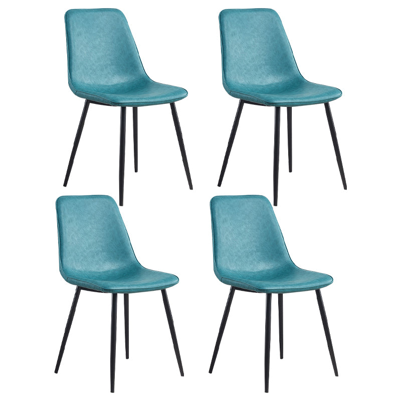 Sedie da cucina in stile moderno sedia da pranzo a bracciole con gambe metalliche