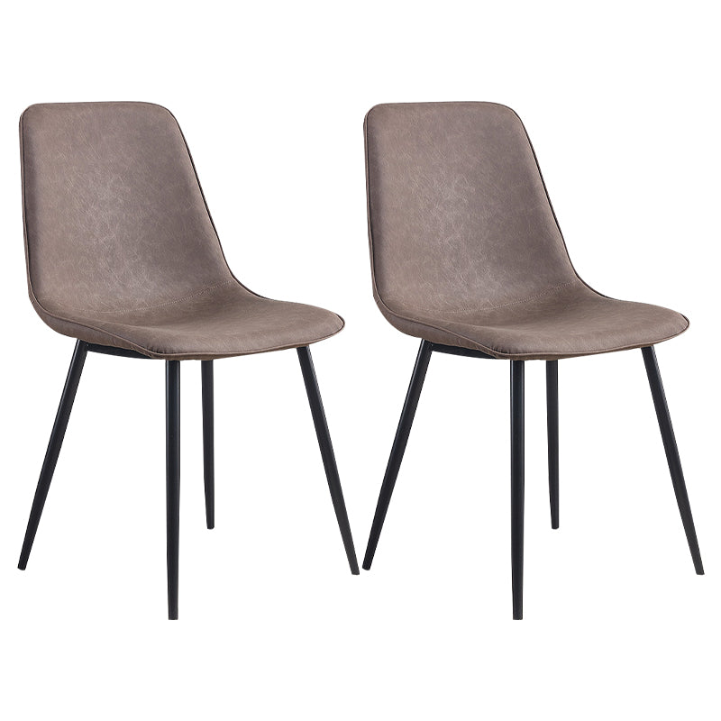 Sedie da cucina in stile moderno sedia da pranzo a bracciole con gambe metalliche