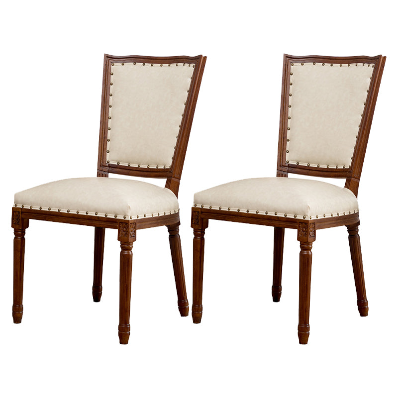 Comedor tradicional de madera, cocina, silla lateral, silla con respaldo abierto