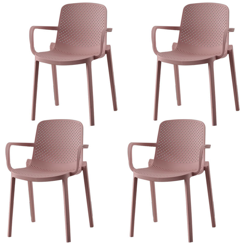 Sillas apilables modernas que cenan los sillones con las piernas plásticas para la cocina