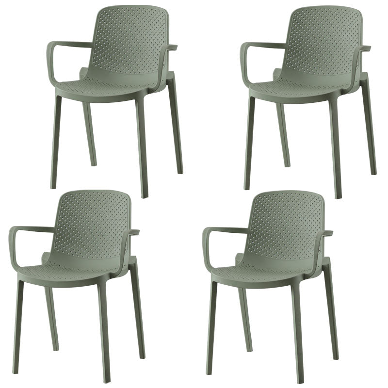 Sillas apilables modernas que cenan los sillones con las piernas plásticas para la cocina