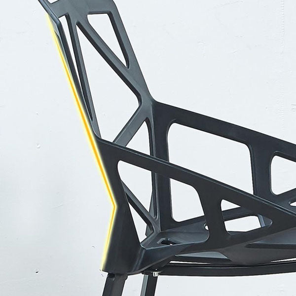 Sillas apilables de estilo moderno, sillones de cocina con patas de plástico