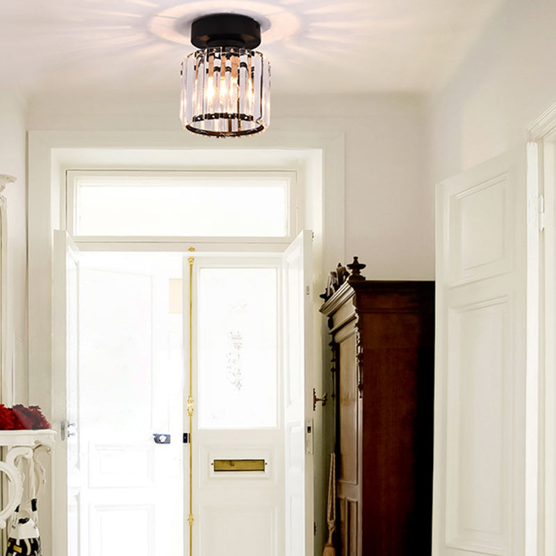 Luminaire à chasse d'eau contemporain Crystal 1 Lumières Lumières à chasse d'eau pour le salon