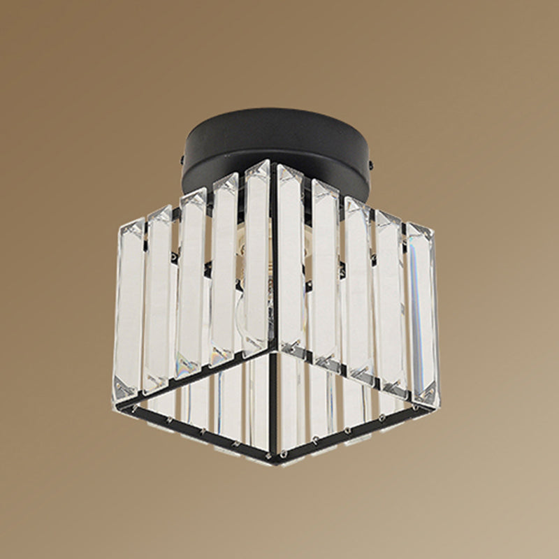 Luminaire à chasse d'eau contemporain Crystal 1 Lumières Lumières à chasse d'eau pour le salon