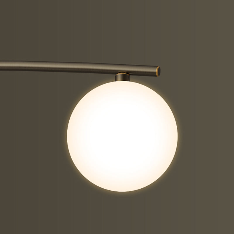 Sphère contemporaine luminaire luminaire de verre à chasse des lumières pour le salon