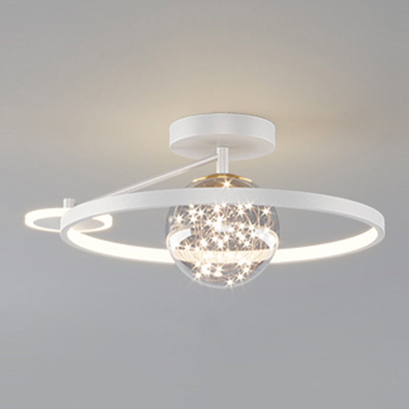 Luz de techo LED de estilo de techo de techo de círculo de metal