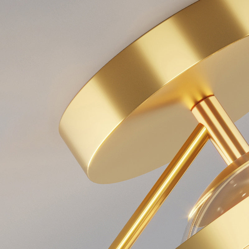 Luz de techo LED de estilo de techo de techo de círculo de metal