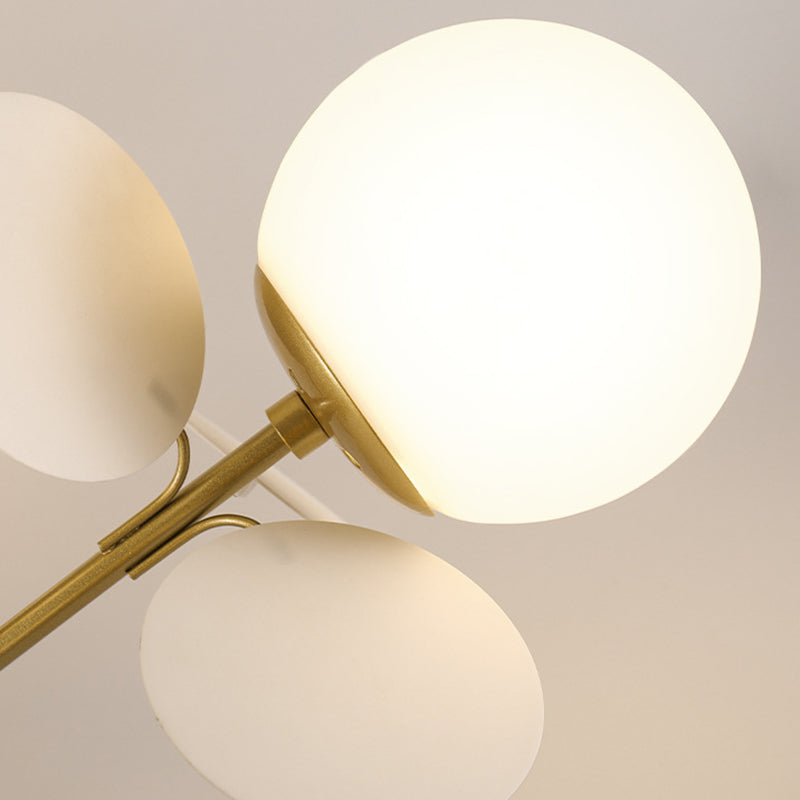 Bulles salon plafonnier monté luminaire en verre nordique semi-montage