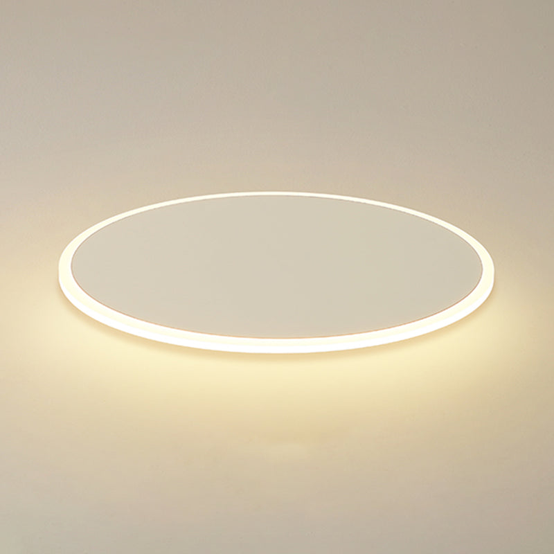 Metal Circular Techo Flush Montaje Luce de techo blanco LED nórdico Lámpara de techo blanco