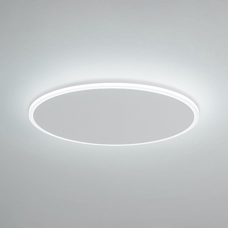 Metal Circular Techo Flush Montaje Luce de techo blanco LED nórdico Lámpara de techo blanco