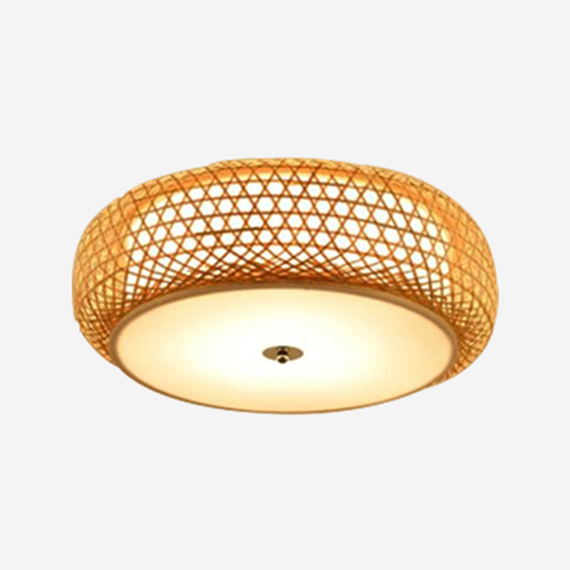 Iluminación moderna de montaje en semi flush ASIA ASIA Bamboo Beige Light