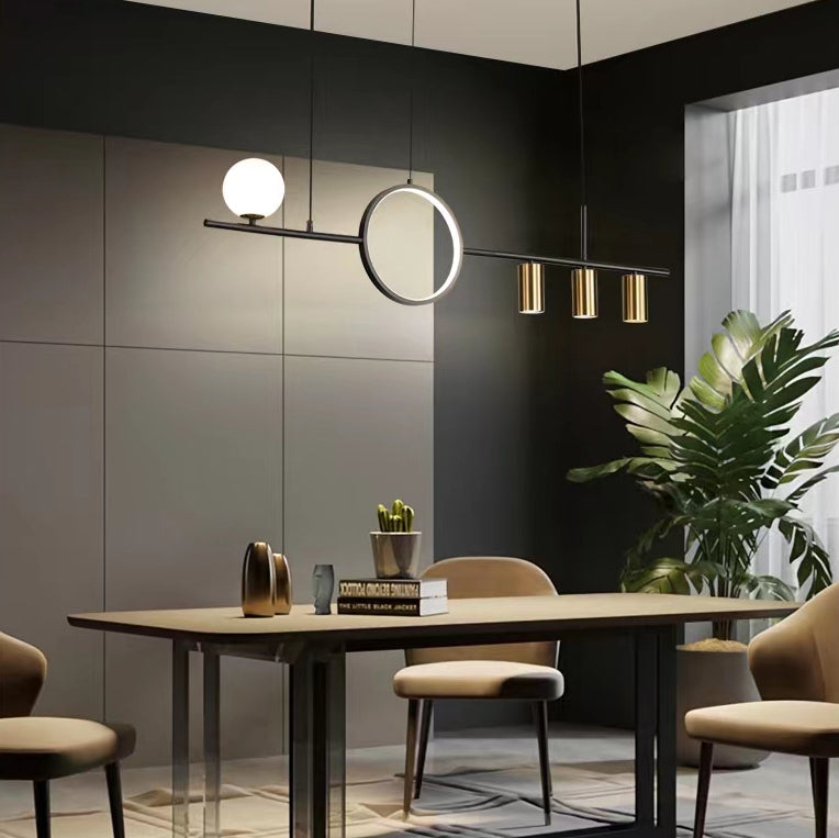 Lámparas de geometría de estilo moderno lámparas de metal lámparas de metal lámparas