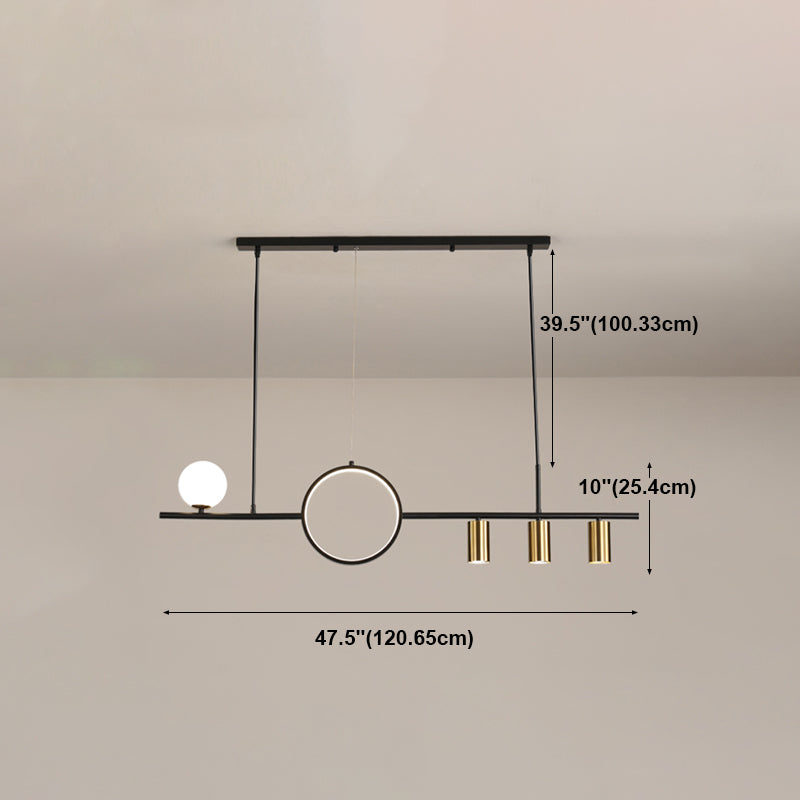 Lámparas de geometría de estilo moderno lámparas de metal lámparas de metal lámparas