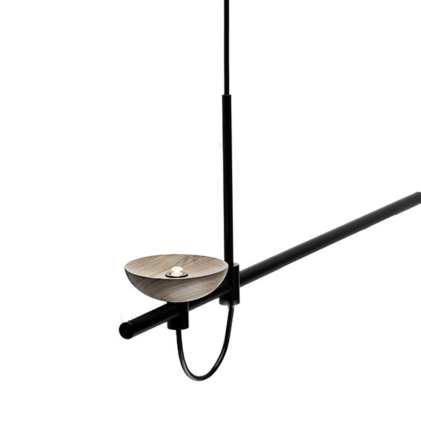 Luces colgantes lineales de estilo moderno 2 luces colgantes de la isla ligera