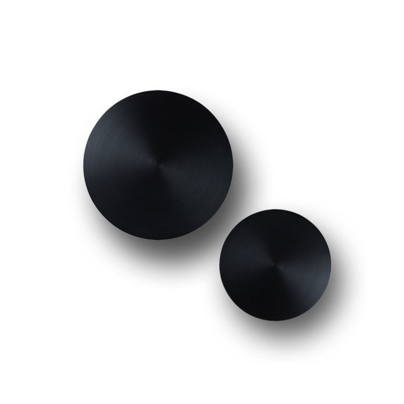 Round Shade Metal Wall Sconce Modern Style 1-Light Wall Mount Light for Living Room