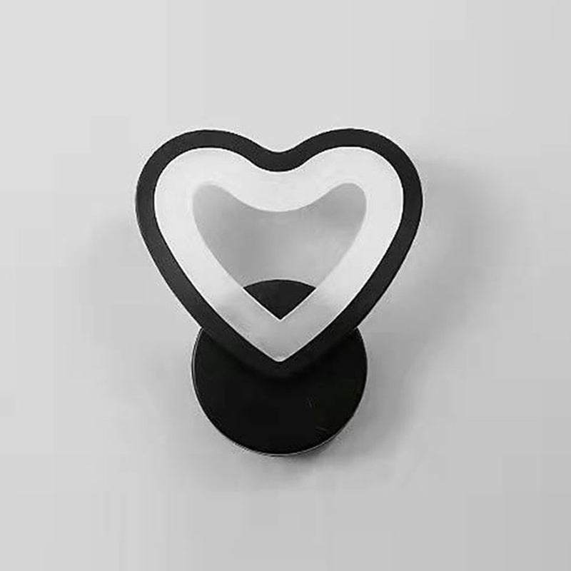 Geometry Shape Wall Lights Kid Style Metal 1 Light Wall Mount Light