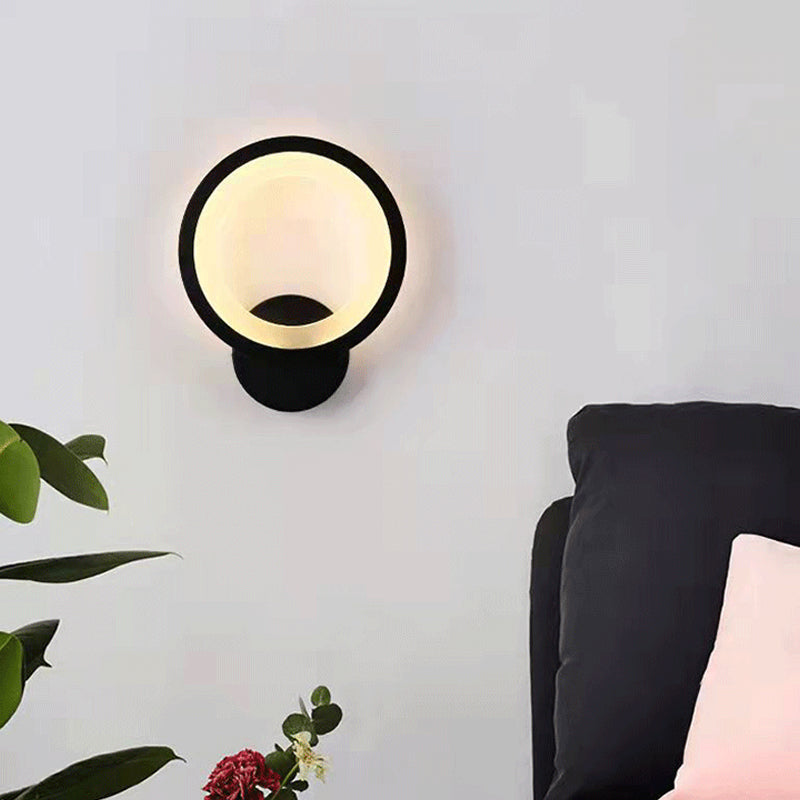 Geometry Shape Wall Lights Kid Style Metal 1 Light Wall Mount Light