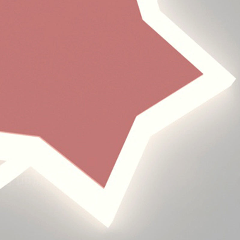 3 Lights Geometric Wall Mounted Lamps Modern Style Metal Wall Lamps