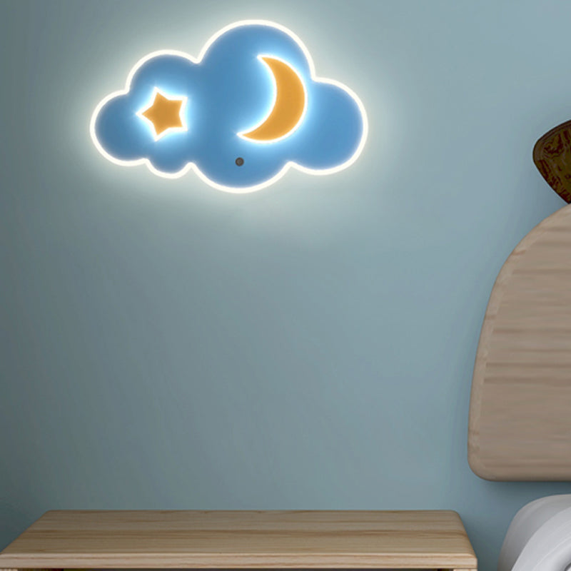 3 Lights Geometric Wall Mounted Lamps Modern Style Metal Wall Lamps