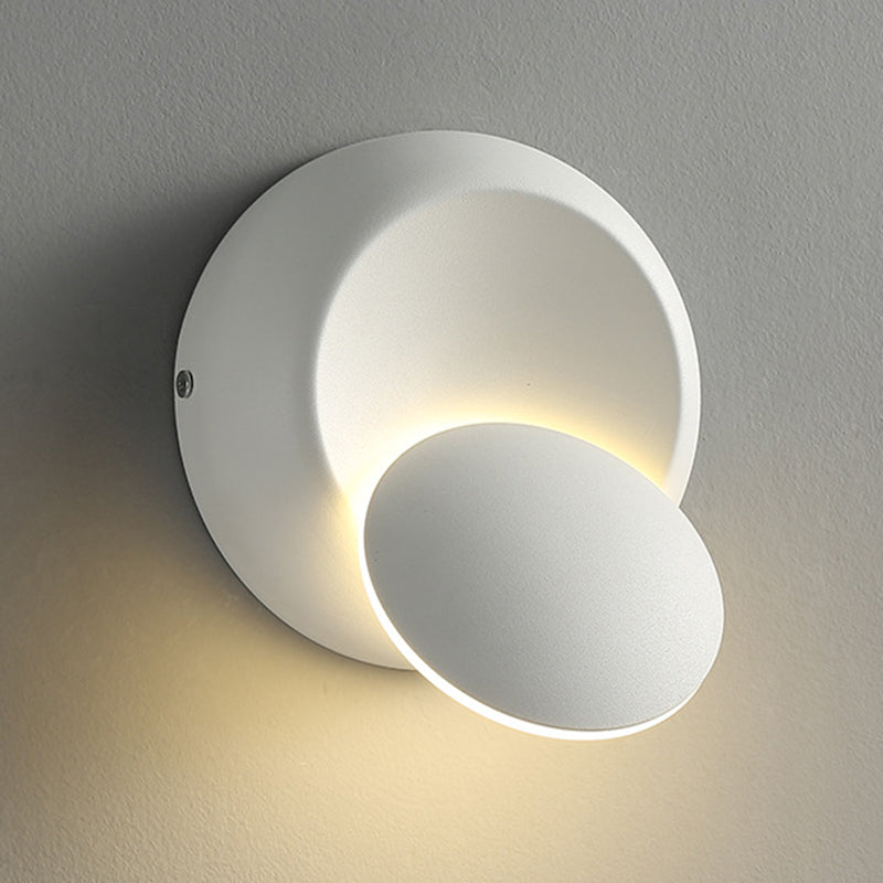 Modern Style Geometric Wall Mounted Lamps Metal 1 Light Wall Lights