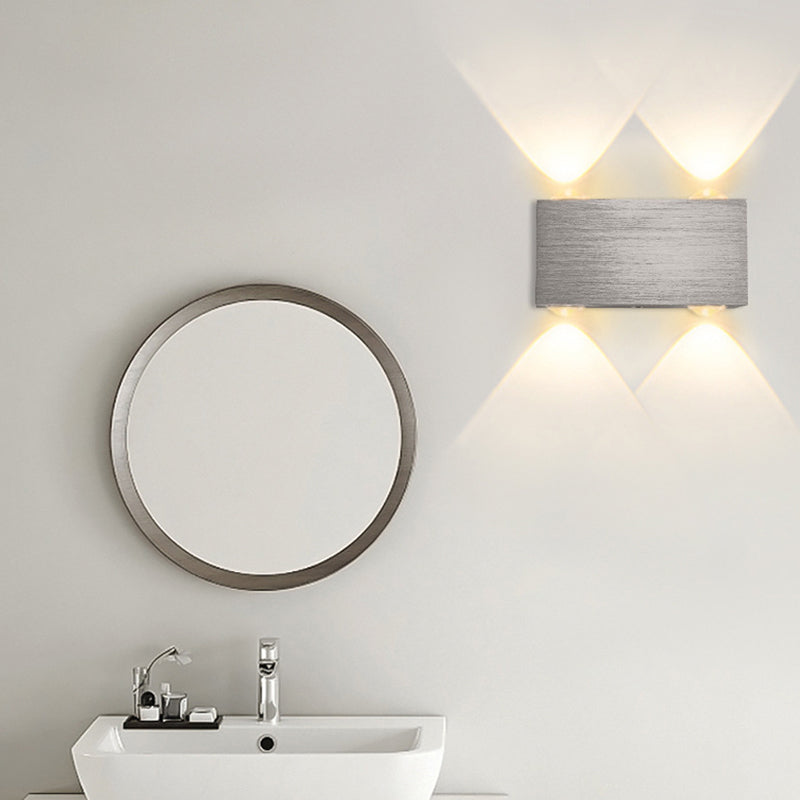 Multi Light Geometry Wall Sconce Modern Style Metal Wall Lighting for Bedroom