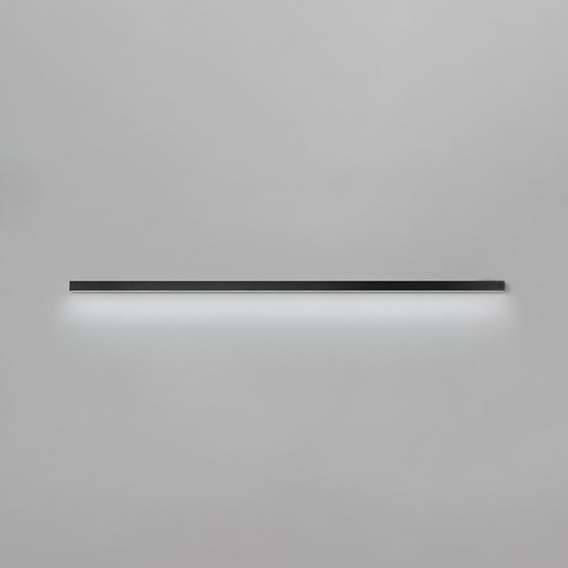 Luz de pared de metal de forma lineal Estilo moderno de 1 luces Luz de pared de 1 luces