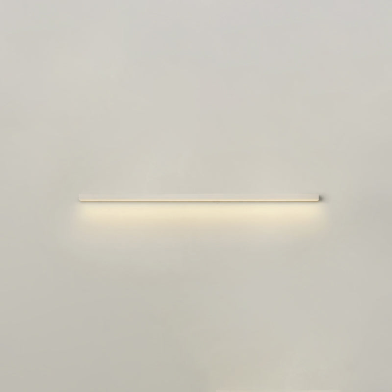 Luz de pared de metal de forma lineal Estilo moderno de 1 luces Luz de pared de 1 luces