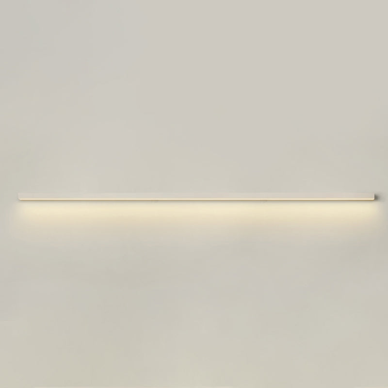Luz de pared de metal de forma lineal Estilo moderno de 1 luces Luz de pared de 1 luces