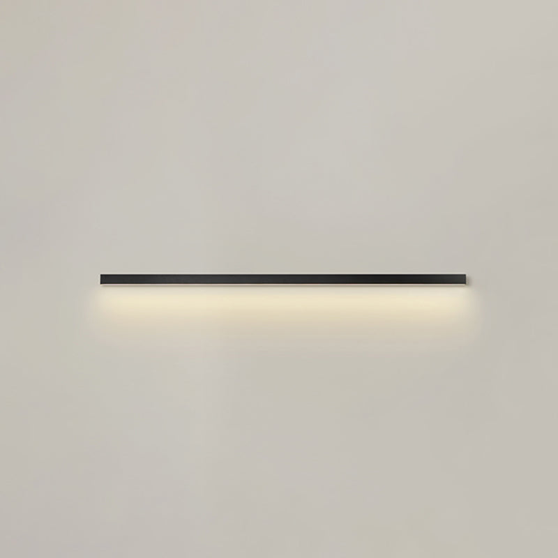 Luz de pared de metal de forma lineal Estilo moderno de 1 luces Luz de pared de 1 luces