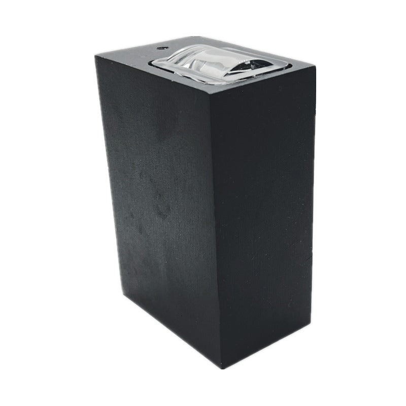 Modern Style Rectangular Wall Mounted Lamps Metal 2 Lights Wall Light Sconces