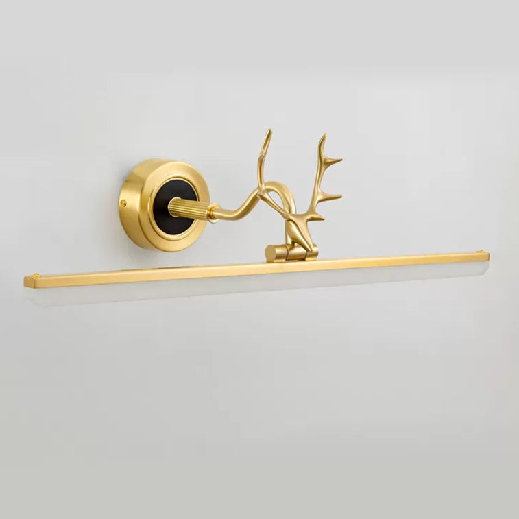 Accensione da parete a forma lineare Metal in stile postmoderno 1 lampada con doccia per doccia per doccia