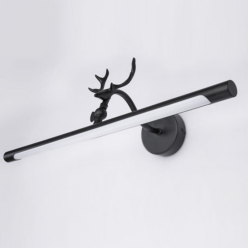 Illuminazione da parete a forma lineare in stile moderno in metallo1 lampada con applione leggera per bagno