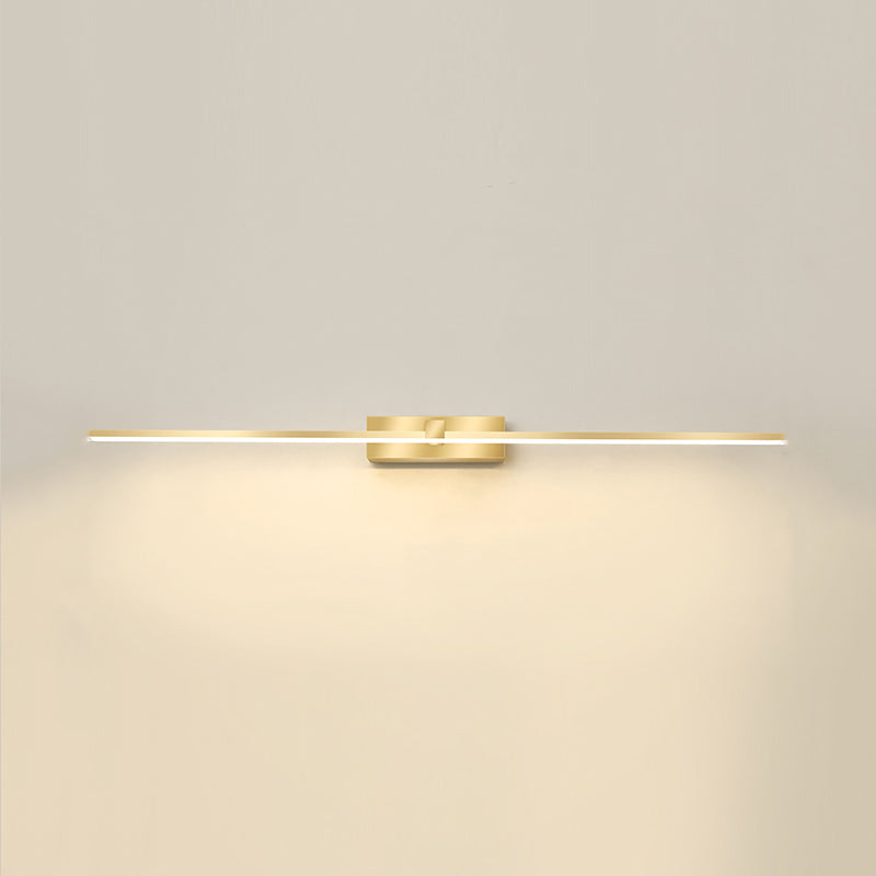 Lampada sconde in metallo moderno a parete a 1 luci per il bagno