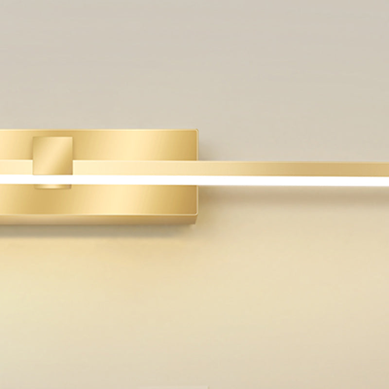 Lampada sconde in metallo moderno a parete a 1 luci per il bagno