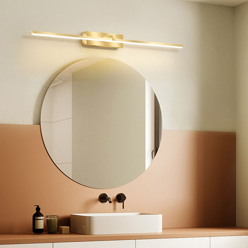 Lampada sconde in metallo moderno a parete a 1 luci per il bagno