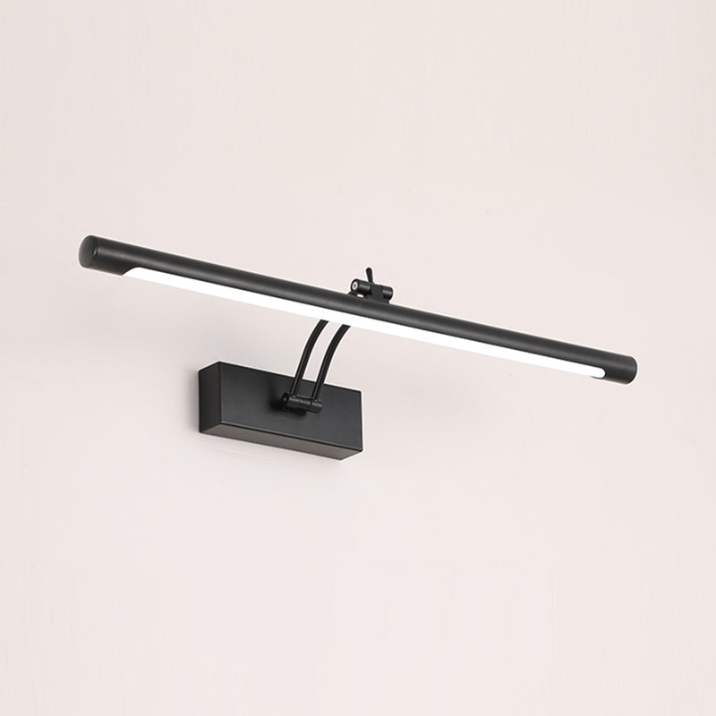1 Light Strip Wall Sconce Modern Style Metal Wall Lighting for Bathroom