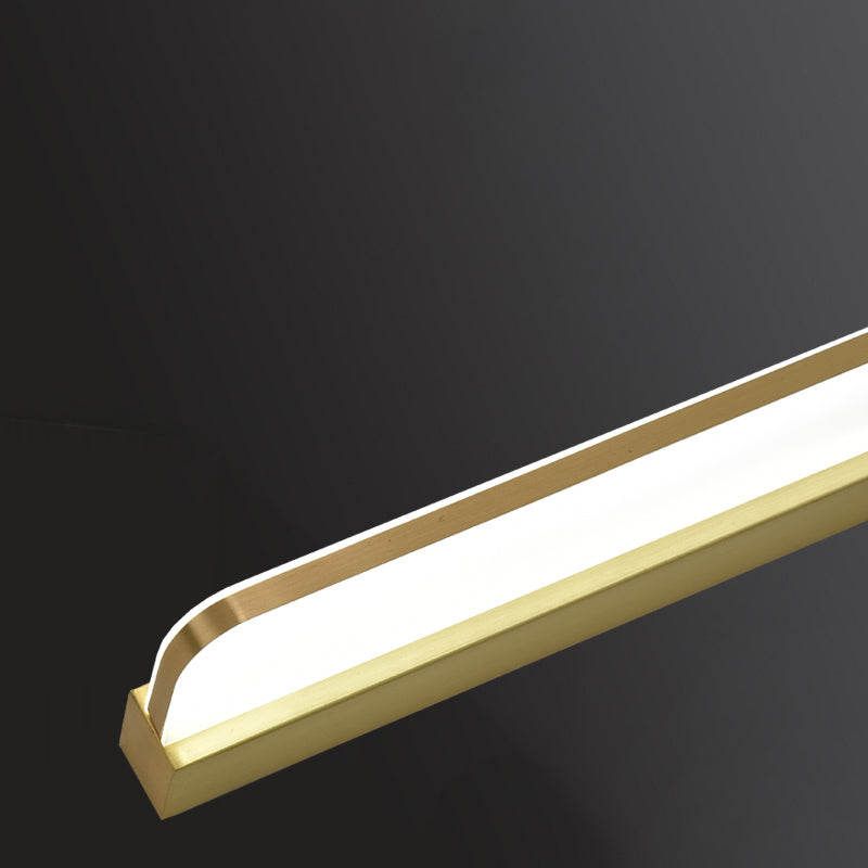 Modern Style Linear Shape Wall Lighting Metal 1 Light Sconces for Bathroom