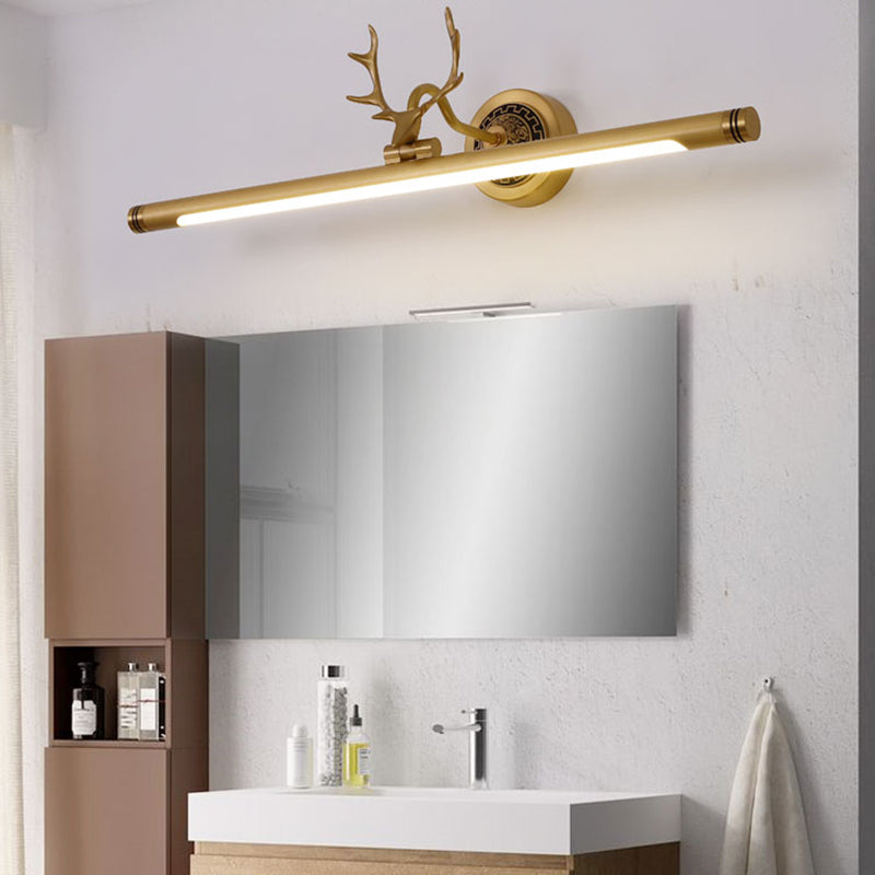 Luce da parete a forma lineare in metallo MODERNO MODERNO MODICA SPECCHIO MOLTO MOLTO MONTRO